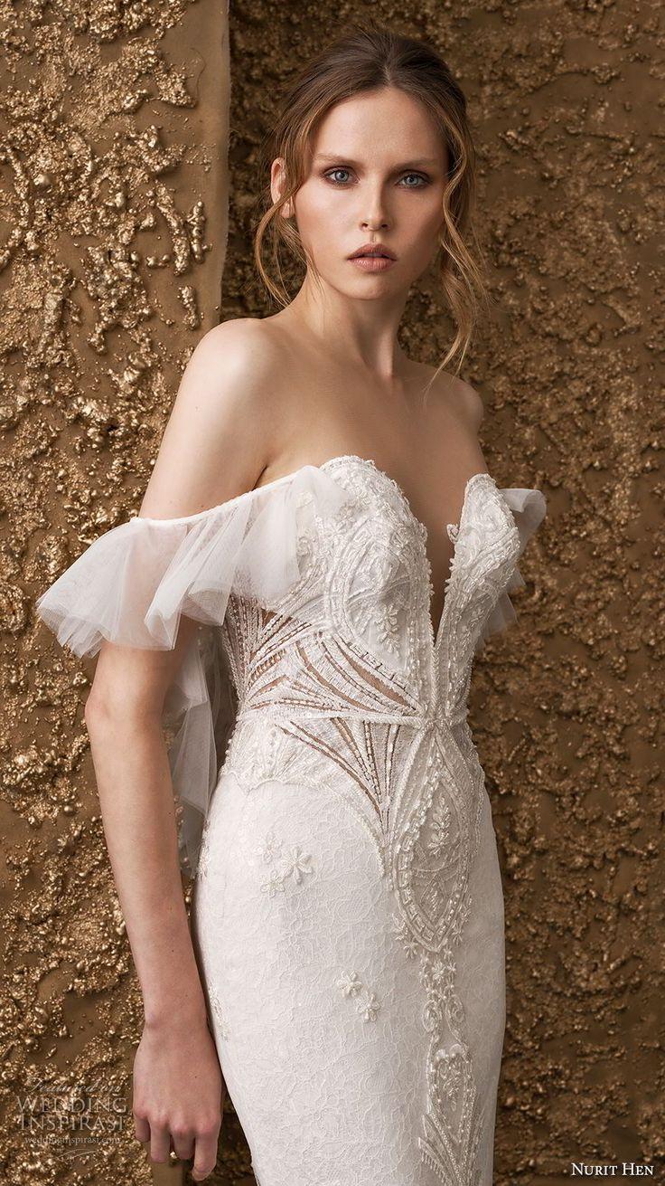 Свадьба - Nurit Hen 2018 Wedding Dresses — “Golden Touch” Bridal Collection