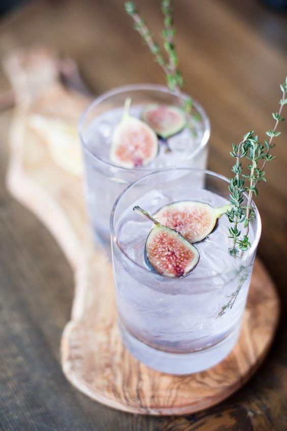 Hochzeit - Thirsty Thursday: Fancy Fig Cocktails