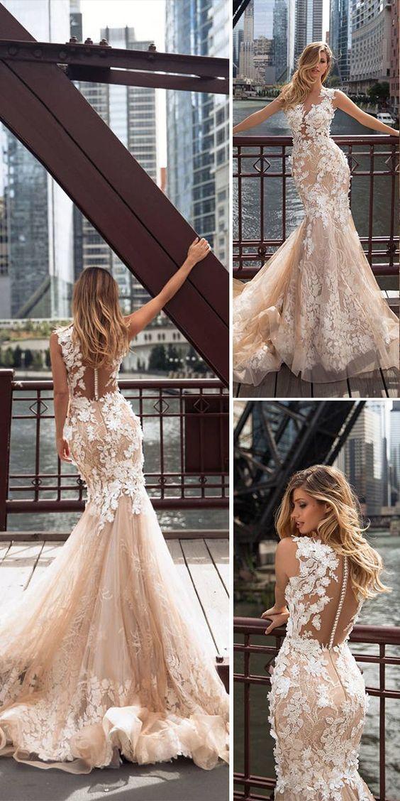 زفاف - 58 Mermaid Wedding Dresses Inspiration For 2018