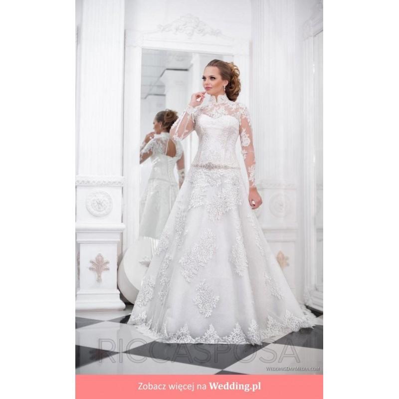 Wedding - Ricca Sposa - 13 - 028 2013 Floor Length High Neck A-line Long sleeve - Formal Bridesmaid Dresses 2018