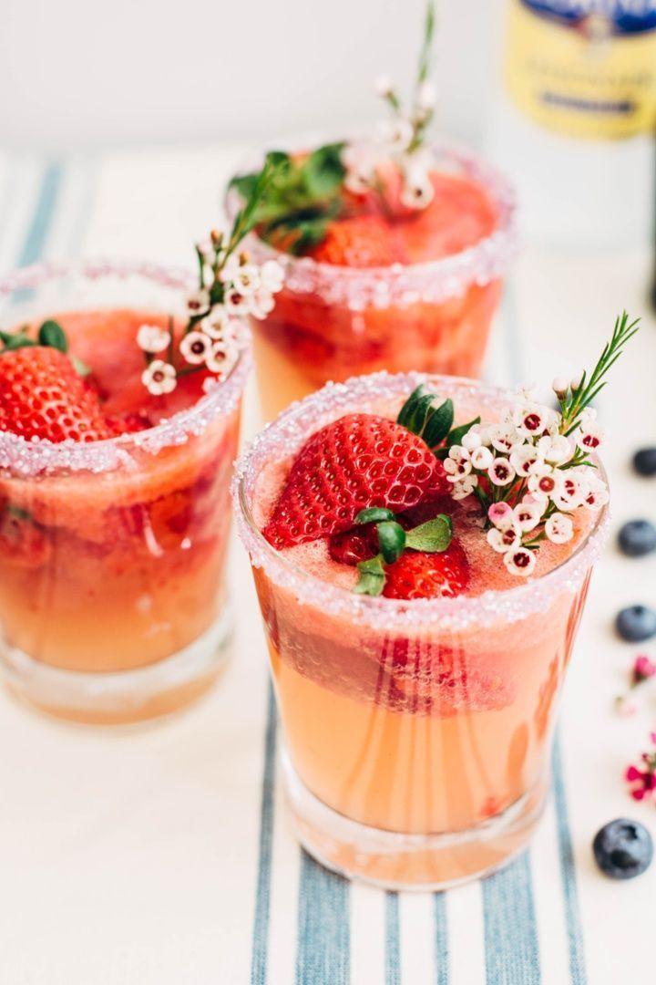 زفاف - Strawberry Lemonade Spritzer