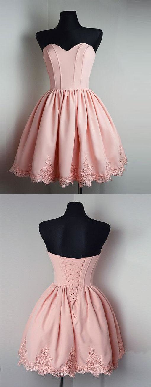 Mariage - Sweetheart A-Line Homecoming Dresses,Short Prom Dresses,Cheap Homecoming Dresses, Graduation Dress, Formal Women Dress,Homecoming Dress Z90