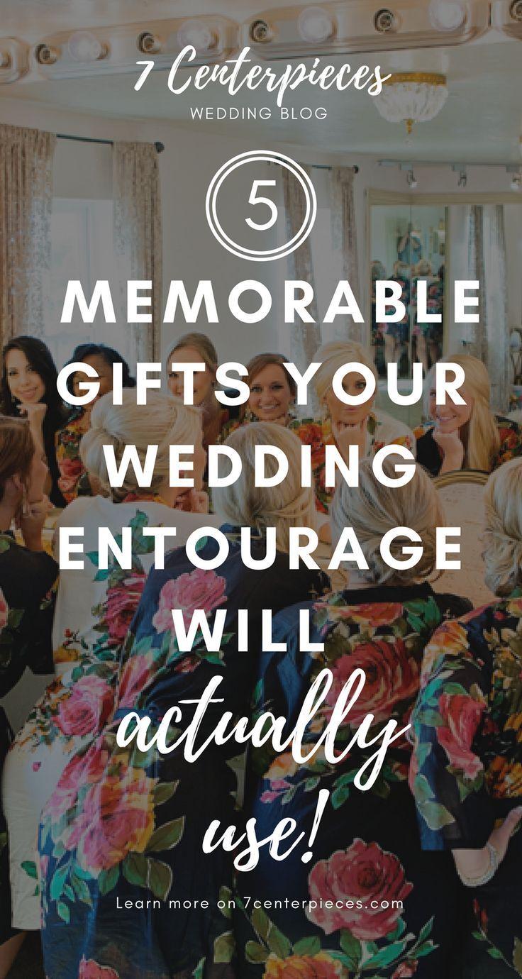 Hochzeit - Memorable Gifts Your Wedding Entourage Will Actually Use!