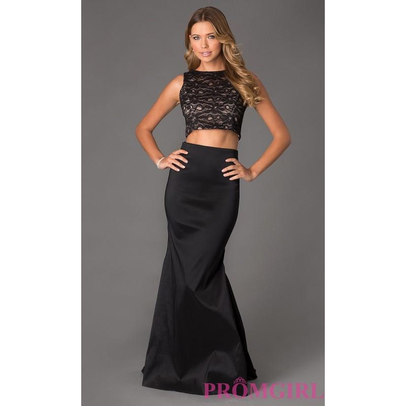 زفاف - Two Piece Floor Length Dress - Brand Prom Dresses