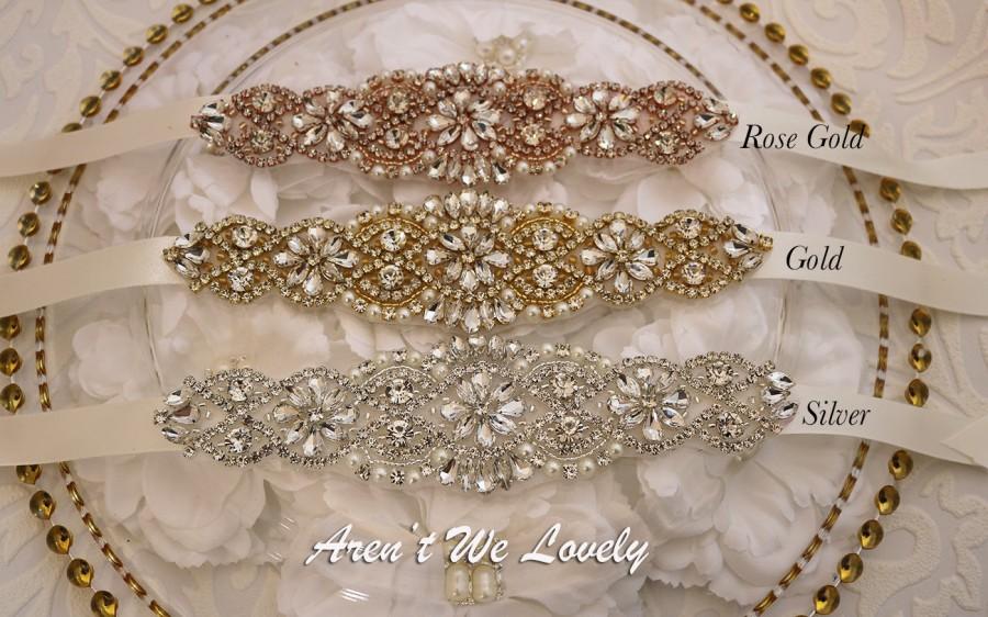 زفاف - Bridal Belt, Bridesmaid Belt, Wedding Sash Belt, crystal bridal sash, rhinestone bridal sash, rose gold bridal belt, bridal belt, wedding