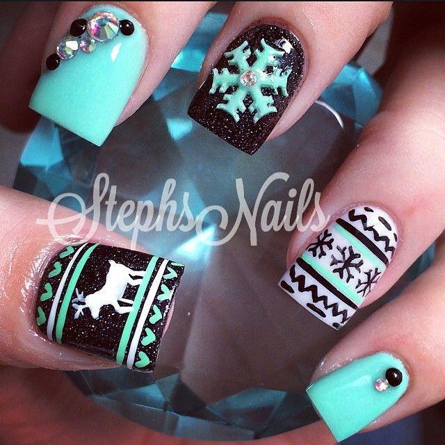 زفاف - Christmas/Winter Nails