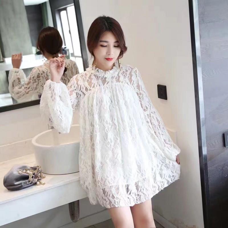 Свадьба - Sweet Hollow Out Crochet A-line Bishop Sleeves Summer Tie Lace Dress - Discount Fashion in beenono