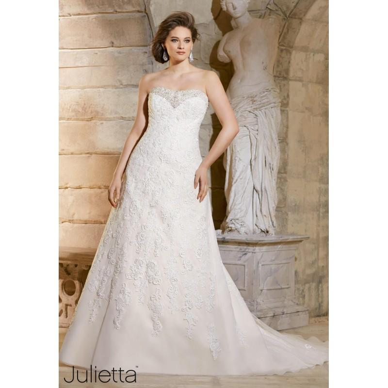 Hochzeit - White/Silver Julietta Bridal by Mori Lee 3186 - Brand Wedding Store Online