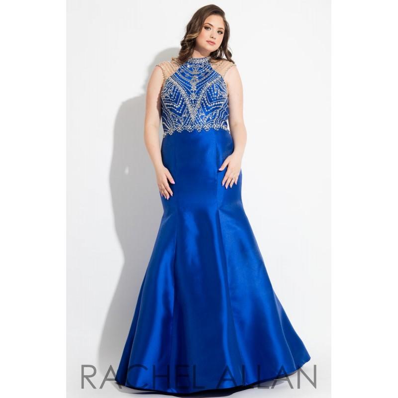 Hochzeit - Royal Rachel Allan Plus Size Prom 7833 RACHEL ALLAN Curves - Rich Your Wedding Day