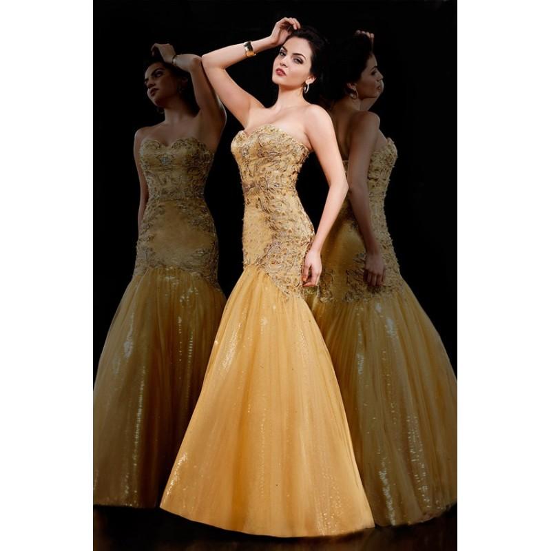 Свадьба - MNM Couture - 8014 Bejeweled Sweetheart Trumpet Dress - Designer Party Dress & Formal Gown