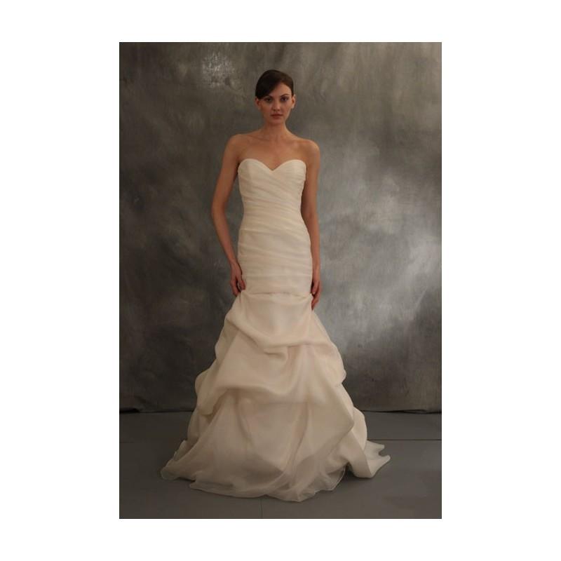 Wedding - Jenny Lee - Fall 2012 - Style 1216 Strapless Silk Organza and Satin Mermaid Wedding Dress - Stunning Cheap Wedding Dresses