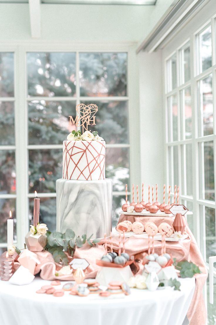 Mariage - Fresh Copper And Marble Wedding Inspiration