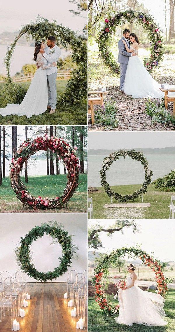 Hochzeit - Top 20 Pretty Circular Wedding Arches For 2018 Trends