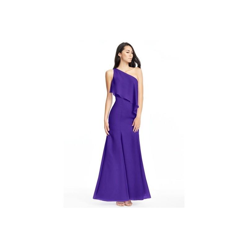 زفاف - Regency Azazie Nadia - Chiffon One Shoulder Floor Length Side Zip Dress - Simple Bridesmaid Dresses & Easy Wedding Dresses