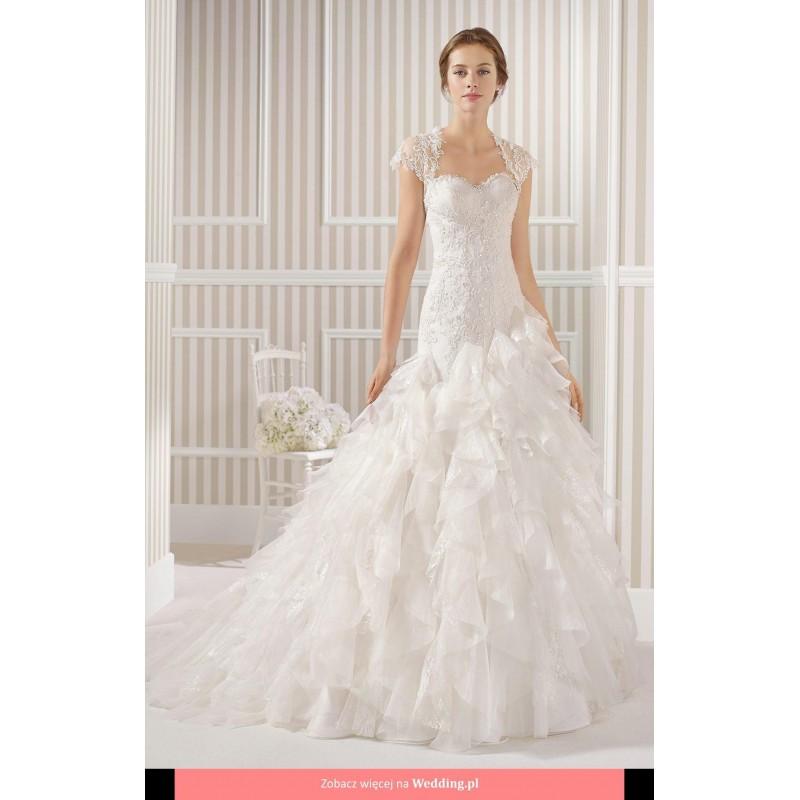 زفاف - Luna Novias - 8S196 Lurdes 2015 Floor Length Sweetheart Classic Short sleeve Long - Formal Bridesmaid Dresses 2018