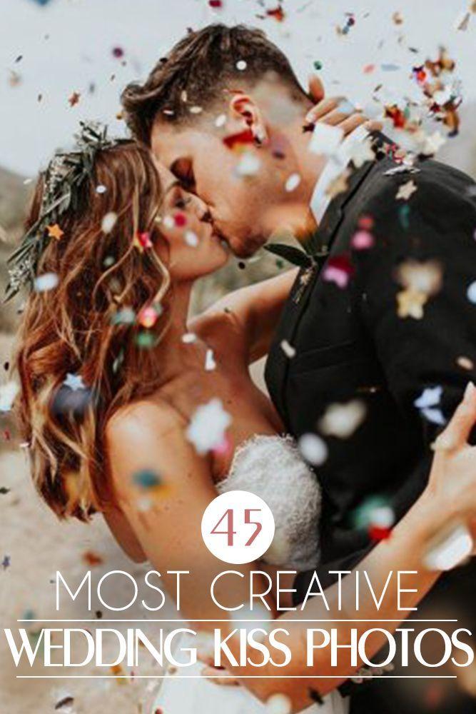 Hochzeit - 45 Most Creative Wedding Kiss Photos