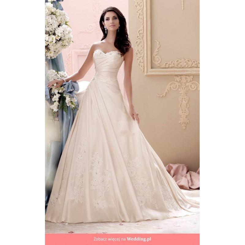 Wedding - Mon Cheri - 115233 David Tutera Spring 2015 Floor Length Sweetheart A-line Sleeveless Long - Formal Bridesmaid Dresses 2018