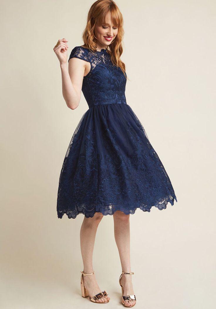Wedding - Chi Chi London Exquisite Elegance Lace Dress In Lake