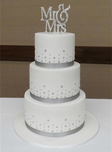 Hochzeit - Mr And Mrs Cake Topper Wedding