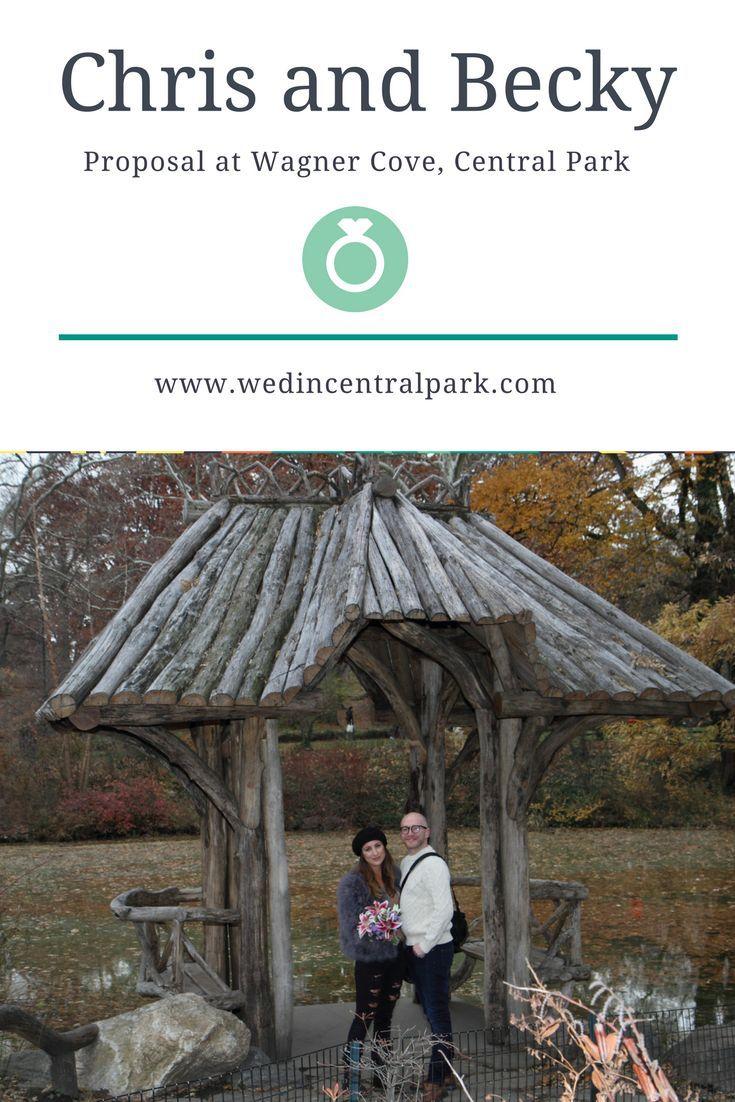 زفاف - Chris And Becky’s Engagement At Wagner Cove In Central Park