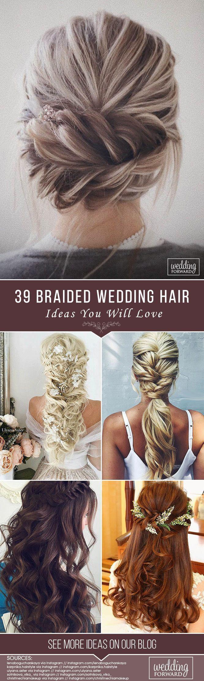 Wedding - 39 Braided Wedding Hair Ideas You Will Love