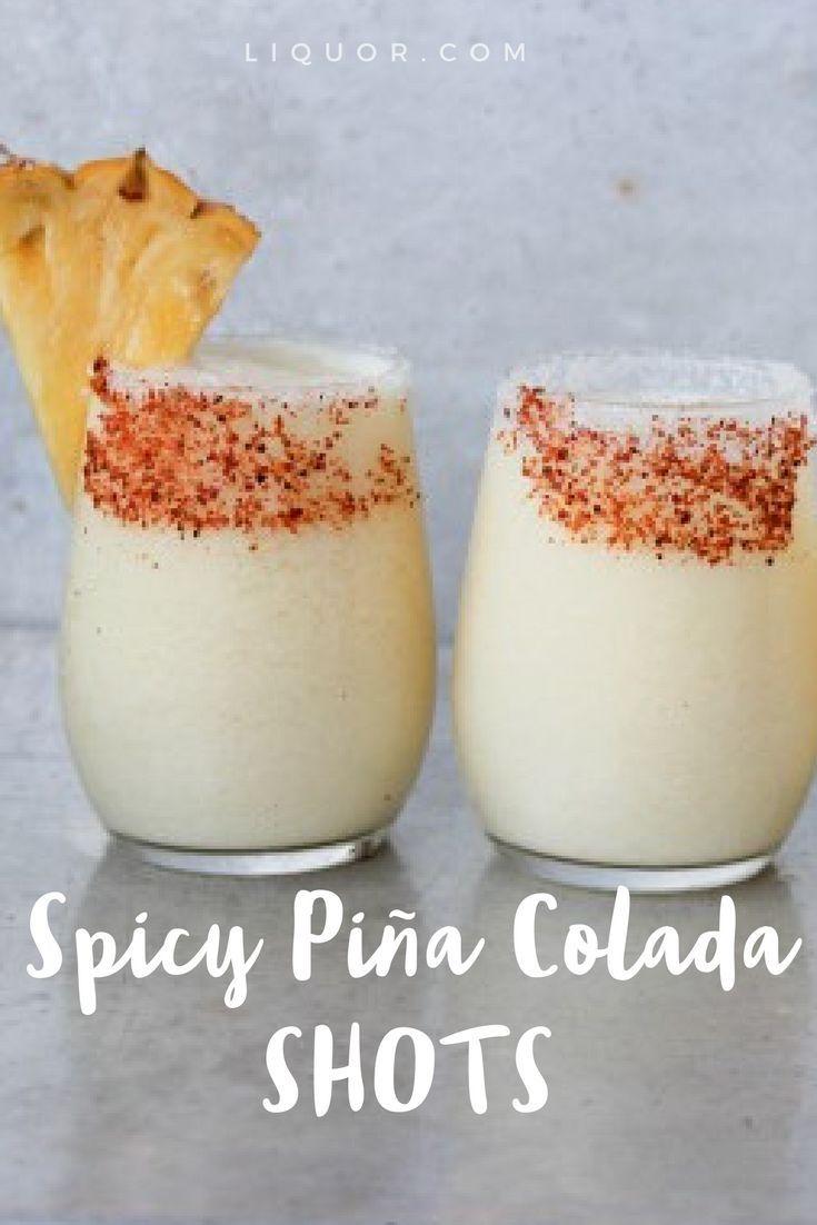 Hochzeit - The Spicy Piña Colada Shots You're Craving