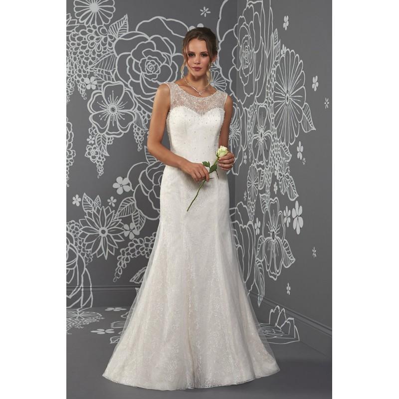 Hochzeit - Cynthia by Romantica of Devon - Lace  Tulle Floor Sweetheart  High  Illusion Fit and Flare Wedding Dresses - Bridesmaid Dress Online Shop