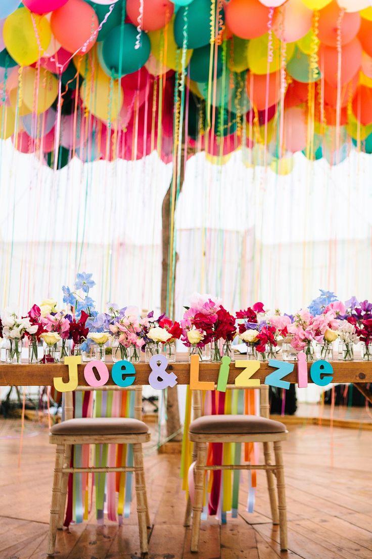 Mariage - COLOURFUL FLOWER FILLED WEDDING