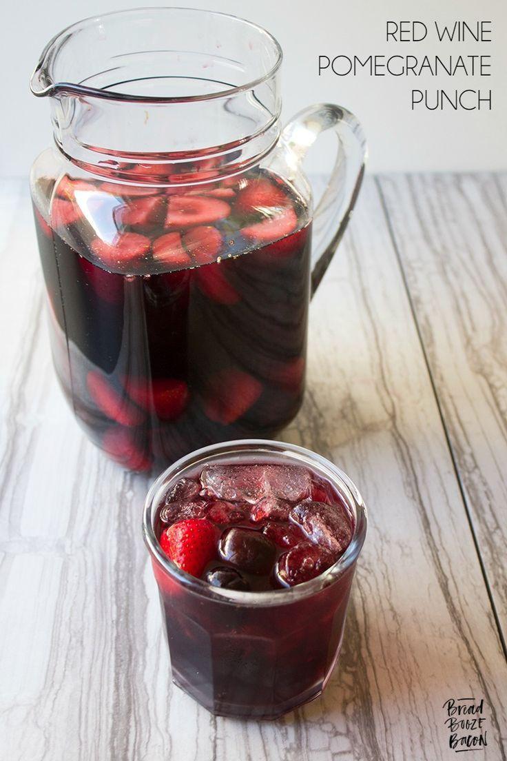 Mariage - Red Wine Pomegranate Punch