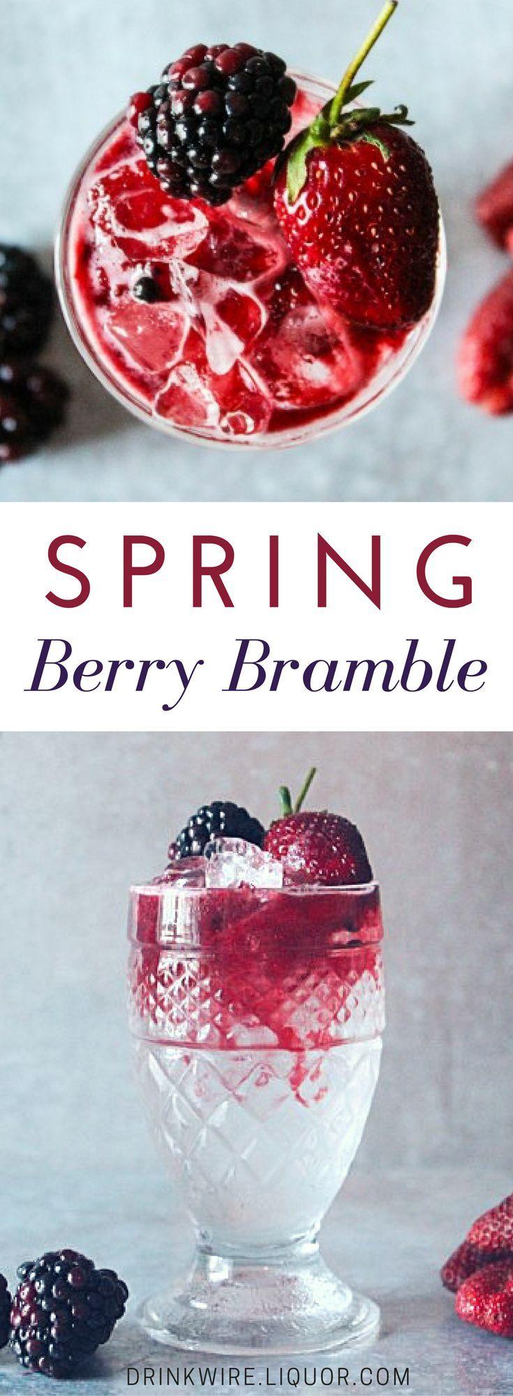 Hochzeit - Welcome Spring With A Gin-tastic Fresh Berry Bramble