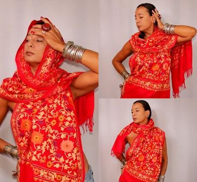 Mariage - Beaded Shawl, Pashmina Wedding, Luxury Silk Shawl Wrap,  Pure Wool Scarf, Pashmina Shawl, Pashmina Scarf, Flower Shawl, Unique Gift For Her