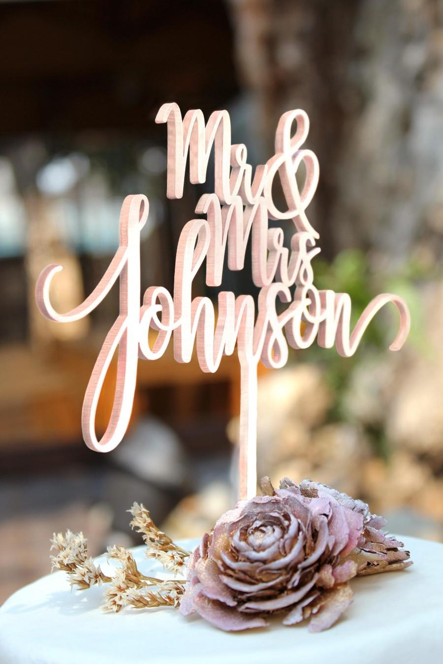 Hochzeit - Personalized Cake Topper for Wedding, Custom Personalized Wedding Cake Topper, Customized Wedding Cake Topper, Mr and Mrs Cake Topper 29