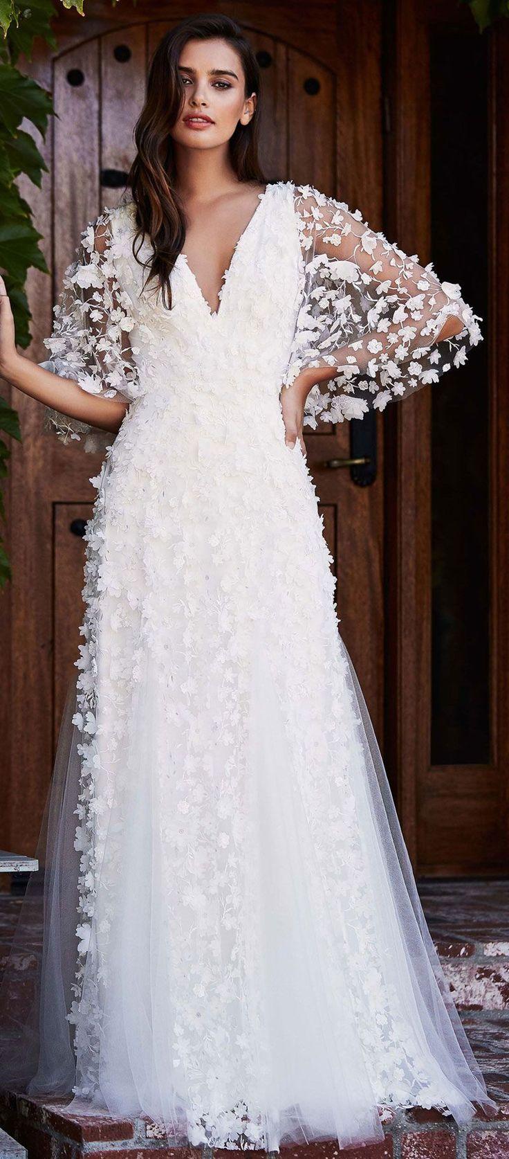 Hochzeit - Tadashi Shoji Bridal Fall 2018 Wedding Dress Collection