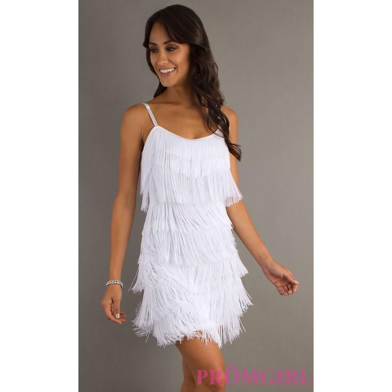 Wedding - Short Fringe Dress 1415 - Brand Prom Dresses