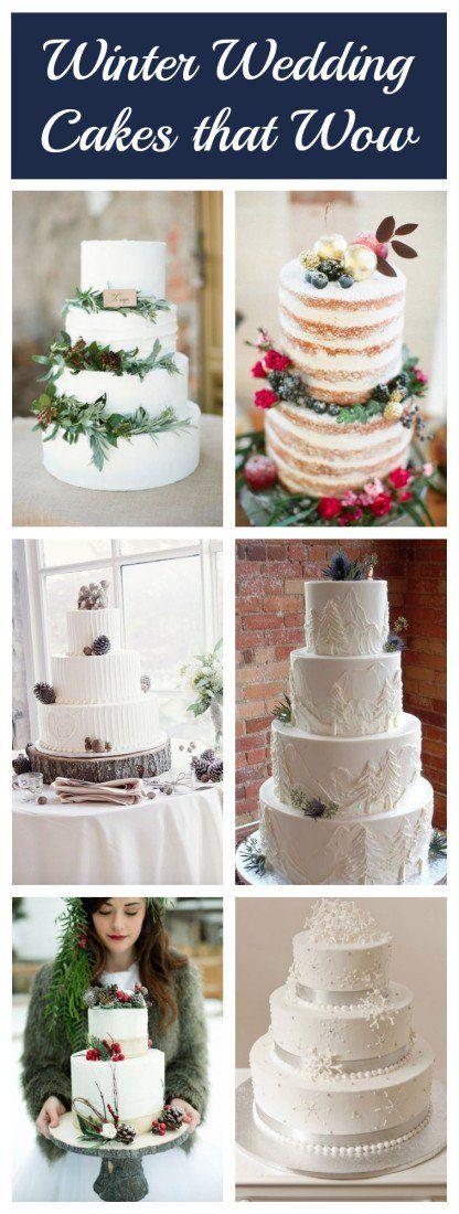 Hochzeit - Winter Wedding Cakes That Wow