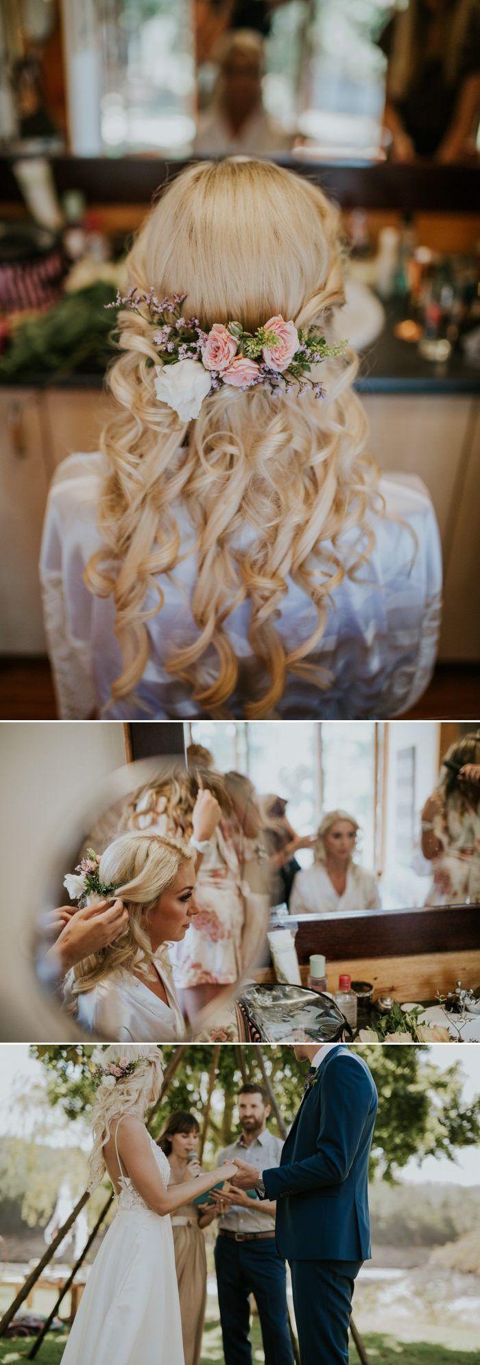 زفاف - 17 Modern Romantic Half-Up Hairstyles For Your Wedding