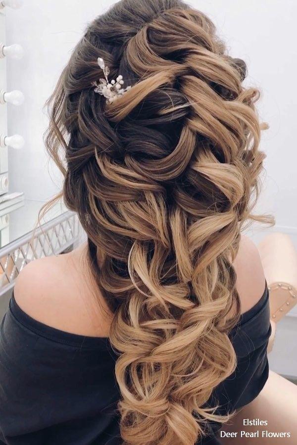 زفاف - 20 Long Wedding Hairstyles For Bride From Elstiles
