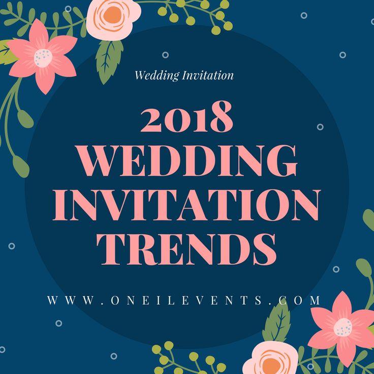 Wedding - Wedding Invitation Ideas - 2018 Wedding Invitation Trends