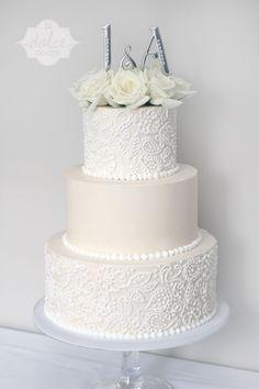 زفاف - 14 Amazing Buttercream Wedding Cakes Photos