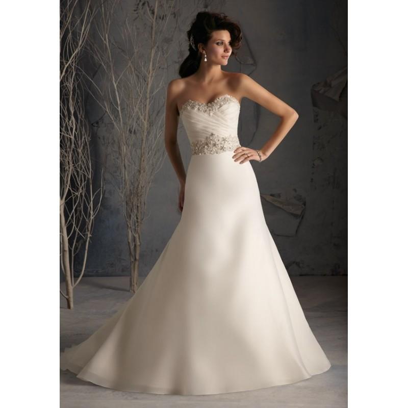Wedding - Blu by Mori Lee 5171 A Line Wedding Dress - Crazy Sale Bridal Dresses