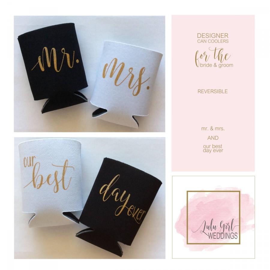 Mariage - mr and mrs can holder 