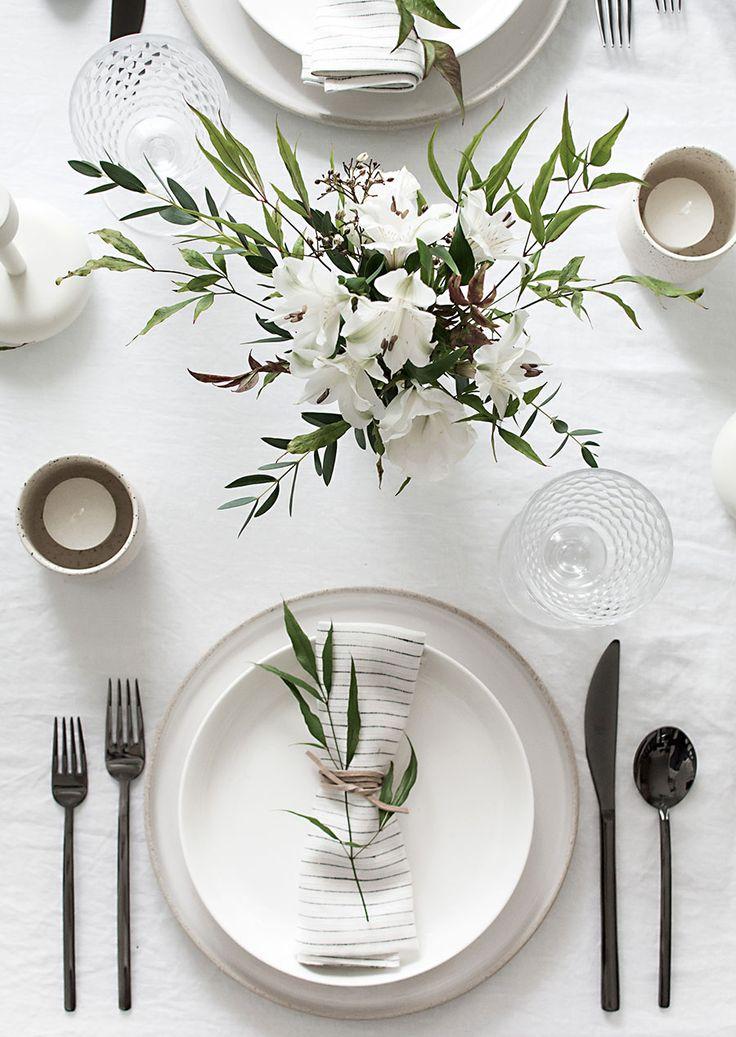 Свадьба - 5 Tips To Set A Simple And Modern Tablescape -