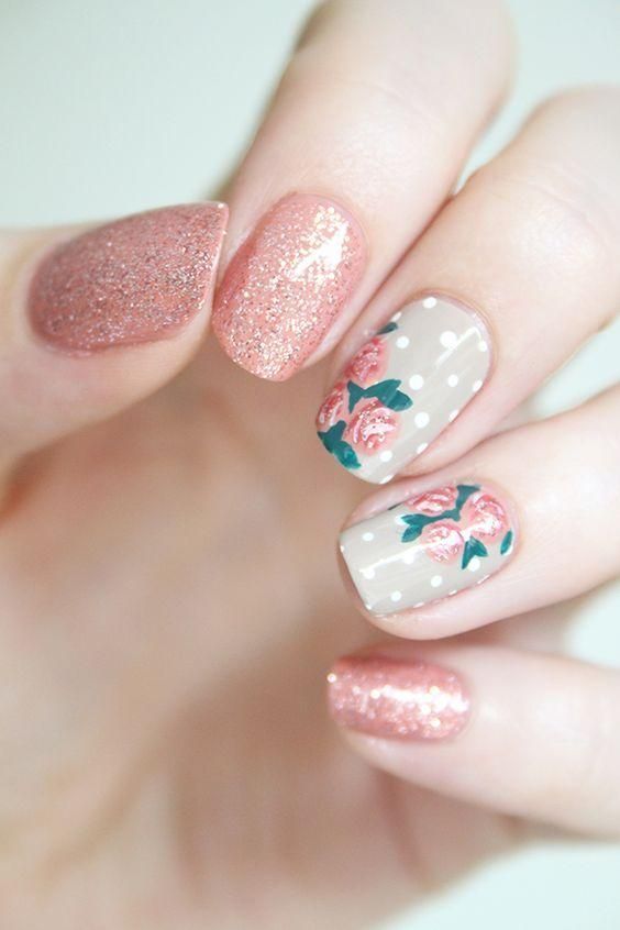 Wedding - 50 Sheets Floral Water Transfer Sticker Nail Art Design For Summer Fall Winter Spring