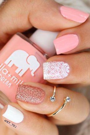 Свадьба - 39 PERFECT PINK NAILS DESIGNS TO FINISH INCREDIBLY GIRLY LOOK