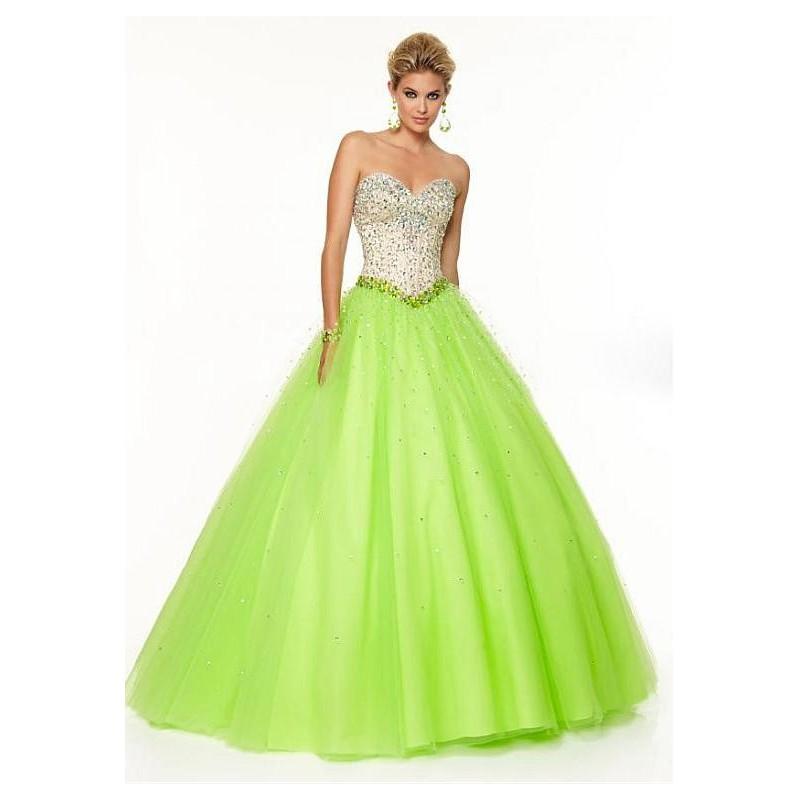 Wedding - Chic Tulle Sweetheart Neckline Floor-length Ball Gown Quinceanera Dress - overpinks.com
