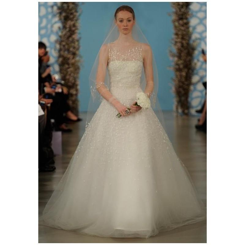 Hochzeit - Oscar de la Renta Bridal 2014 Look 21 Wedding Dress - The Knot - Formal Bridesmaid Dresses 2018