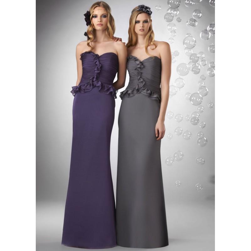 Wedding - Bari Jay 723 Ruffled Peplum Dress SALE - 2018 Spring Trends Dresses