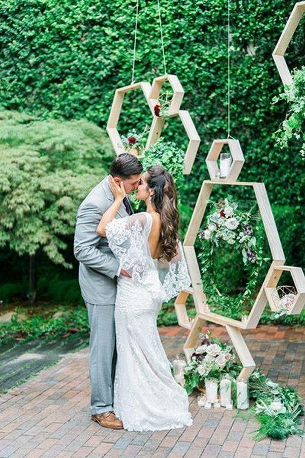 زفاف - 40  Chic Geometric Wedding Ideas For 2018 Trends