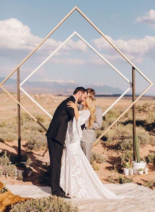 Hochzeit - 40  Chic Geometric Wedding Ideas For 2018 Trends