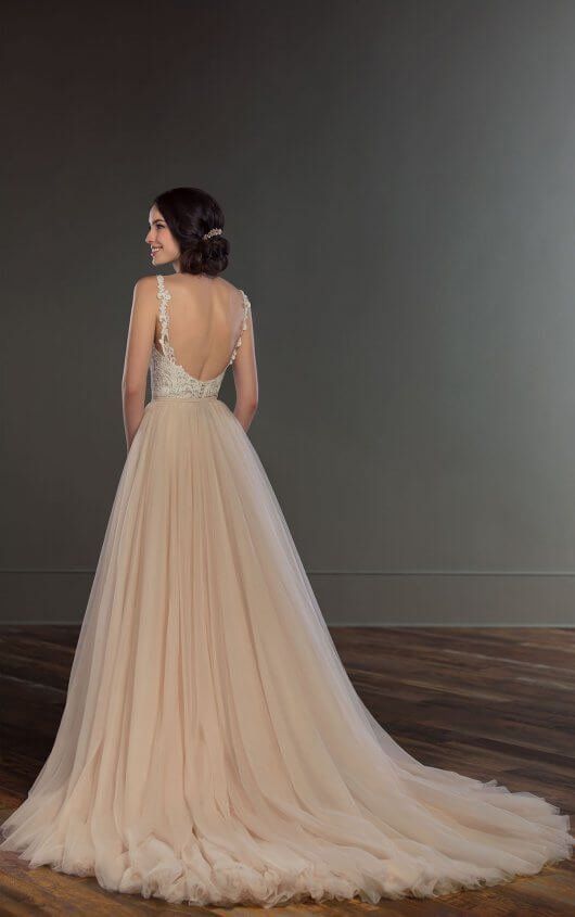 Mariage - Romantic Backless Wedding Gown